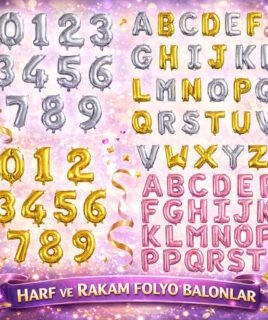 Harf ve Rakam Folyo Balonlar