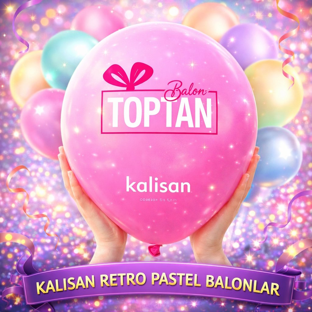 Kalisan Retro Pastel Balonlar