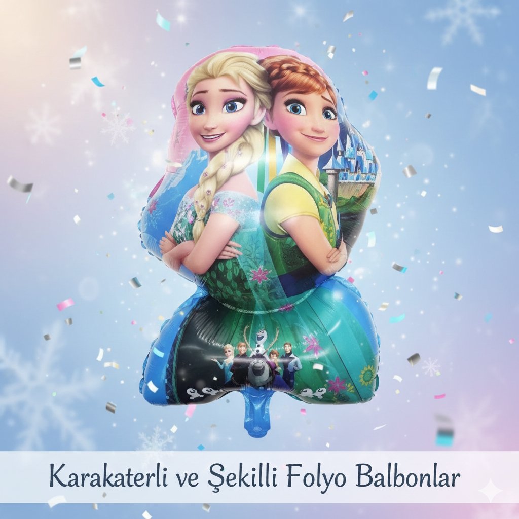Karakterli ve Şekilli Folyo Balonlar