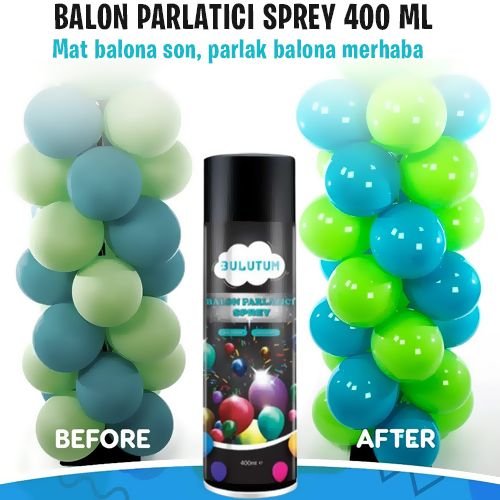 Toptan Balon Parlatma Spreyi