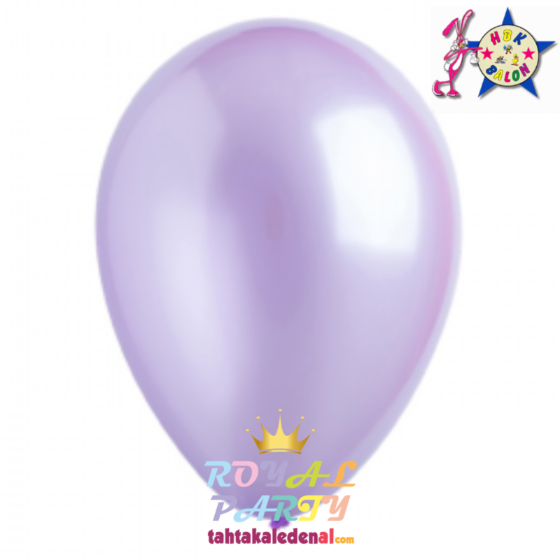 Toptan Hbk Lila Metalik Balon