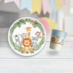 Toptan Sevimli Hayvanlar Karton Tabak Bardak